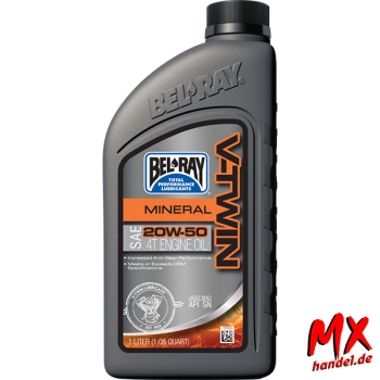 BEL-RAY V-Twin 20W50 mineralisch - 1 Liter