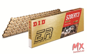 Preview: Rollenkette DID520ERT3(G&G) - 114 Glieder Preview: Rollenkette DID520ERT3(G&G) - 114 Glieder