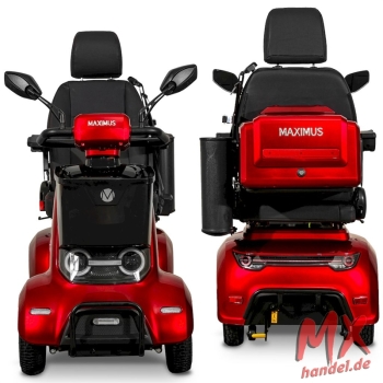 Rolektro Maximus MX4-6 Li, Rot, 6 km/h